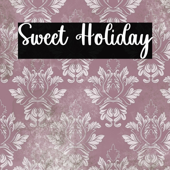 Sweet Holiday Example 1