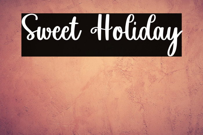 Sweet Holiday Example 2