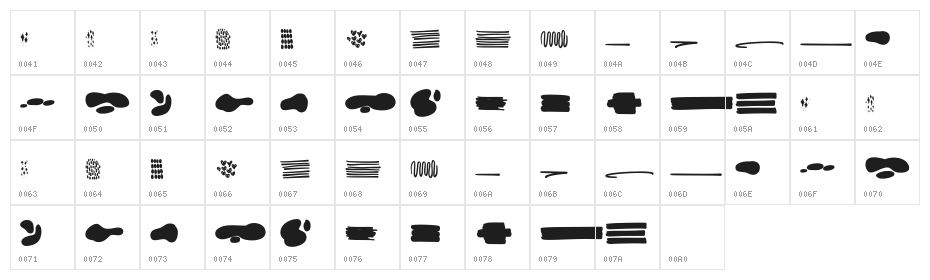 Sweet Home Extra Character Map