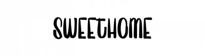 Sweet Home  les polices de caractères gratuit tlcharger