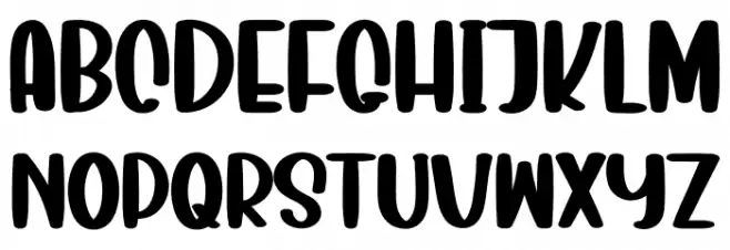Sweet Home Schriftart Groß
