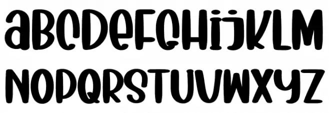 Sweet Home Font LOWERCASE