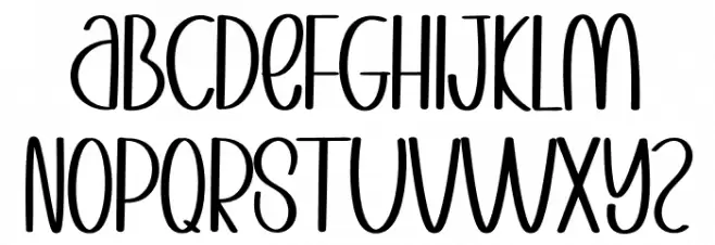 Sweet Honey Schriftart Kleinbuchstaben