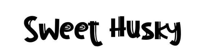 Sweet Husky  Frei Schriftart Herunterladen