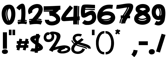 Sweet Husky Font OTHER CHARS