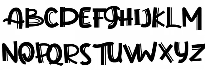 Sweet Husky Font Litere mari
