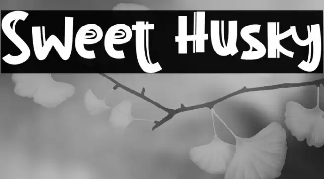 Sweet Husky Font examples