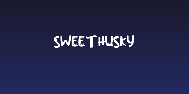 Sweet Husky Social Header