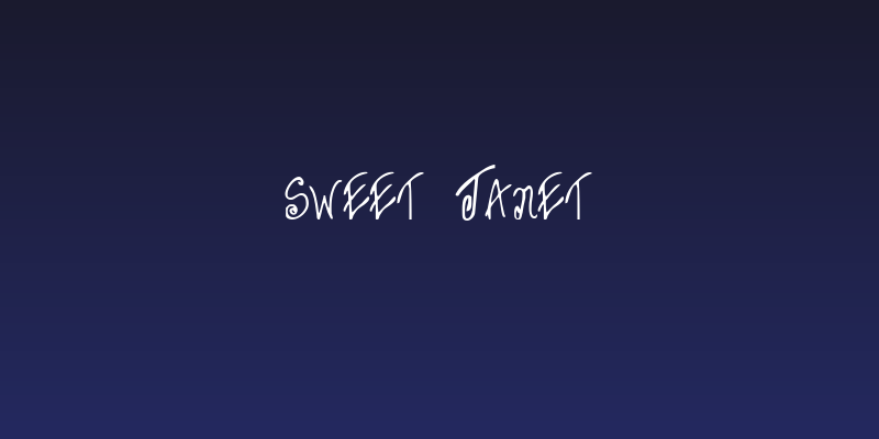 Sweet Janet Social Header