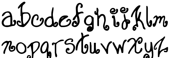 Sweet Janet Font LOWERCASE
