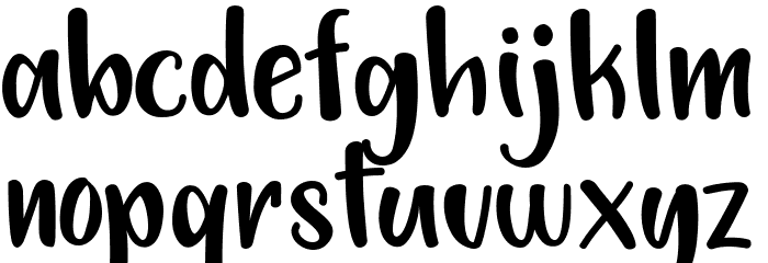 Sweet Jennys Demo Regular Font LOWERCASE