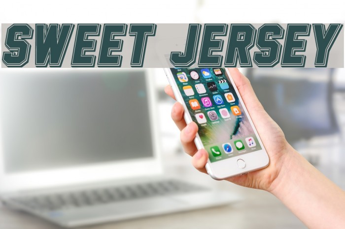 Sweet Jersey Font examples