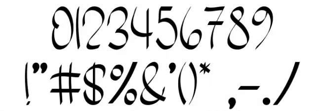 Sweet Juice Font OTHER CHARS