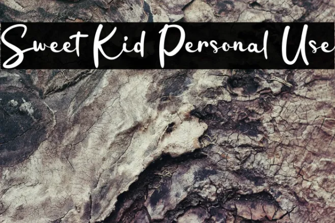 Sweet Kid Personal Use Example 1