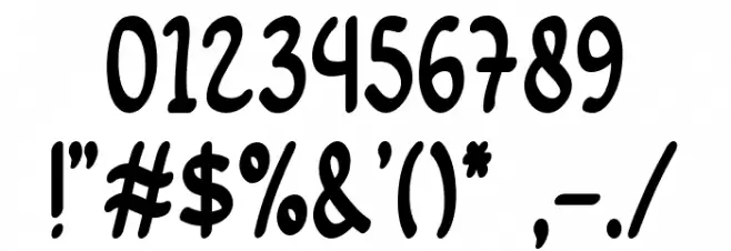 Sweet Kiss Font OTHER CHARS