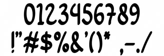 Sweet Kiss Font OTHER CHARS