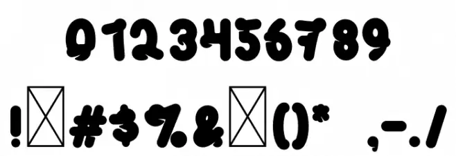 Sweet Kulfi Font OTHER CHARS