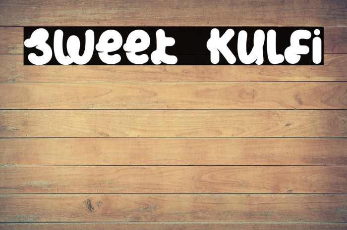 Sweet Kulfi Example 1