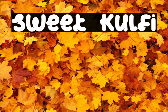 Sweet Kulfi Example 2