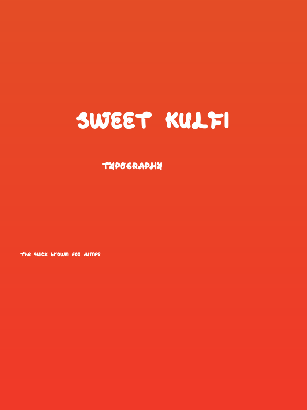 Sweet Kulfi Poster