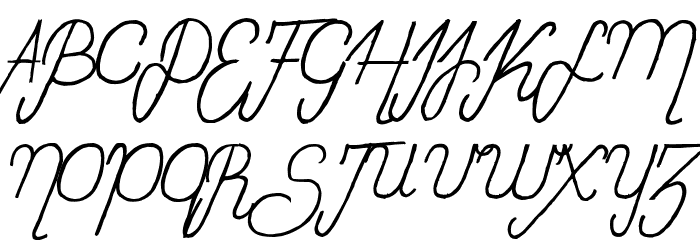 Sweet Lady Italic Fonte MAIÚSCULAS