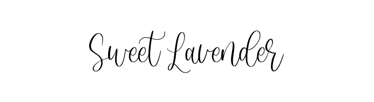 Sweet Lavender  Fuentes Gratis Descargar