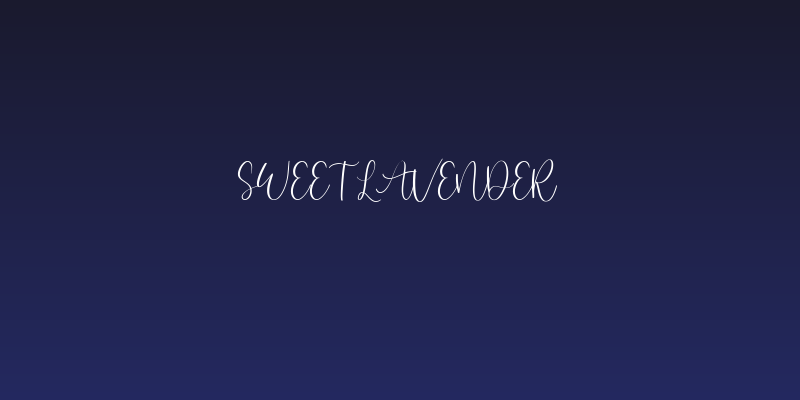 Sweet Lavender Social Header