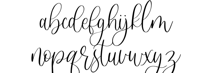 Sweet Lavender Font LOWERCASE