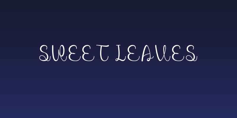 Sweet Leaves Social Header