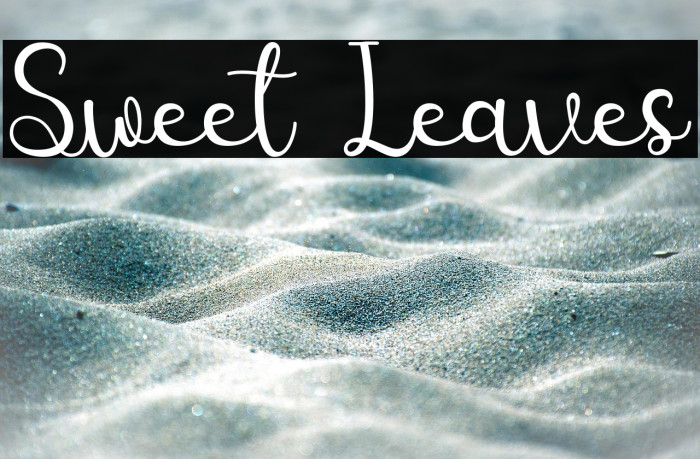 Sweet Leaves Example 3