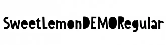 Sweet Lemon DEMO Regular  لخطوط تنزيل