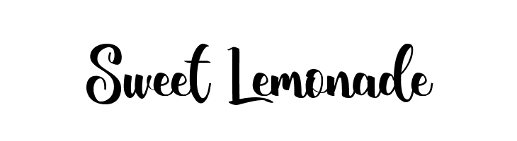 Sweet Lemonade  baixar fontes gratis