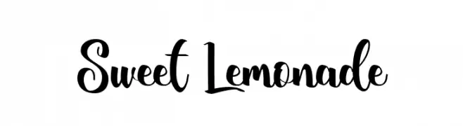 Sweet Lemonade  नि: शुल्क फ़ॉन्ट्स डाउनलोड