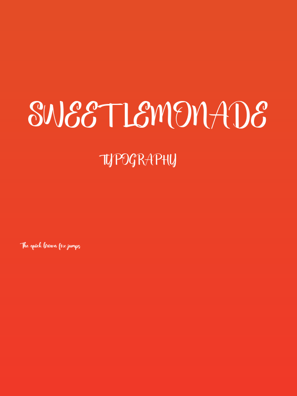 Sweet Lemonade Poster