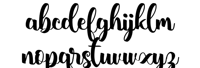 Sweet Lemonade Font LOWERCASE
