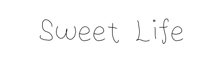 Sweet Life Font