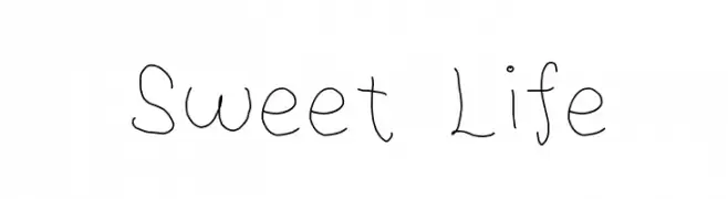Sweet Life  Fuentes Gratis Descargar