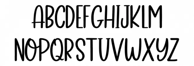 Sweet Like Honey Schriftart Groß