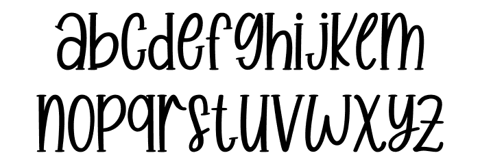 Sweet Like Honey Font LOWERCASE