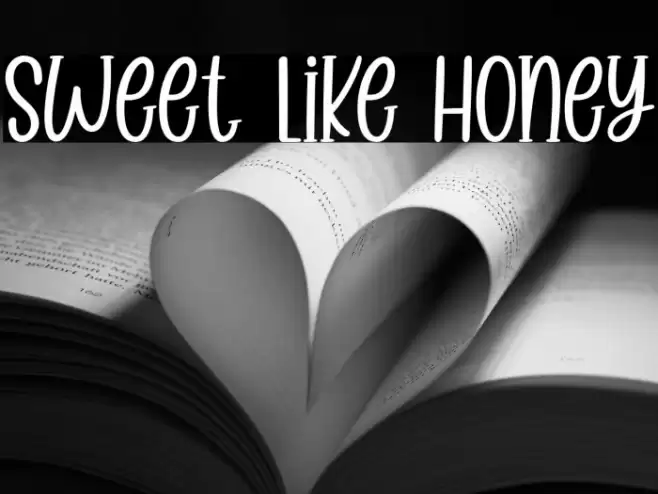 Sweet Like Honey Font examples