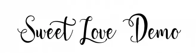 Sweet Love Demo  Free Fonts Download