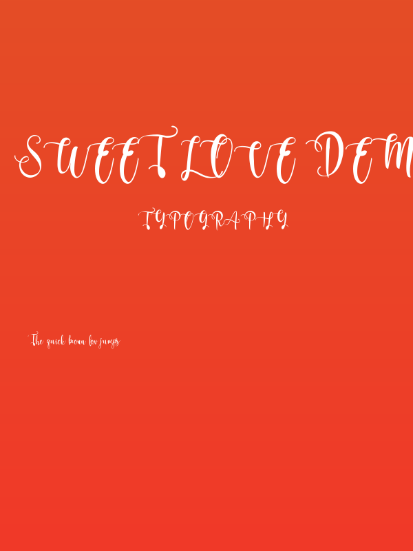 Sweet Love Demo Poster