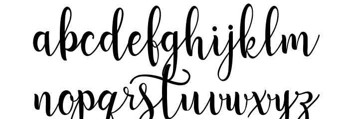Sweet Love Demo Font LOWERCASE
