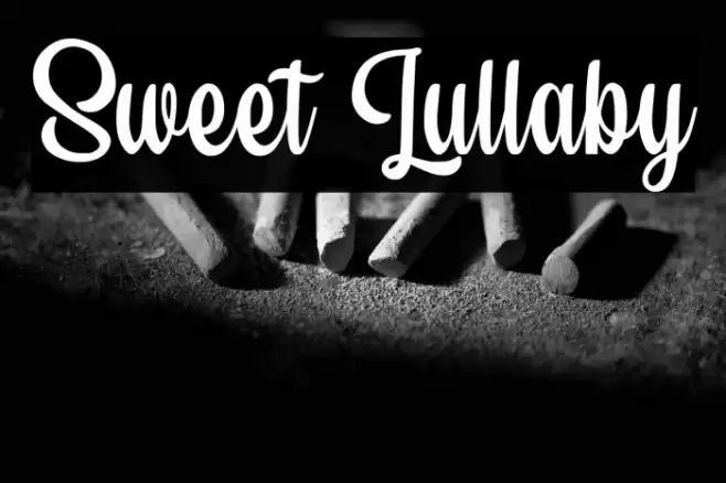 Sweet Lullaby Font examples