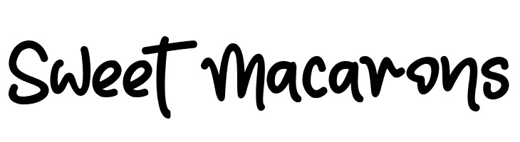 Sweet Macarons  baixar fontes gratis