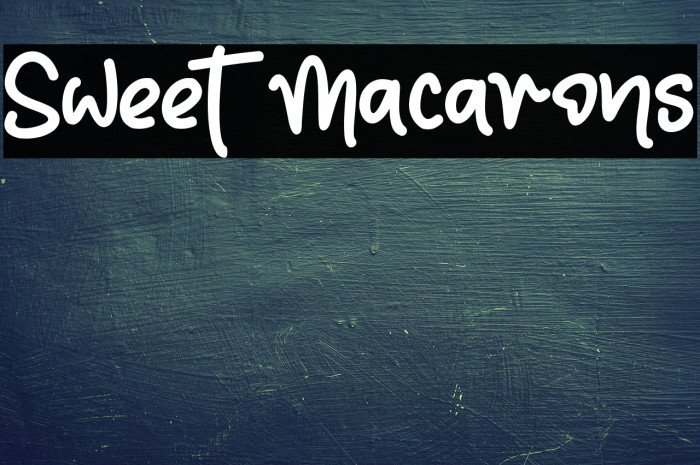 Sweet Macarons Example 1