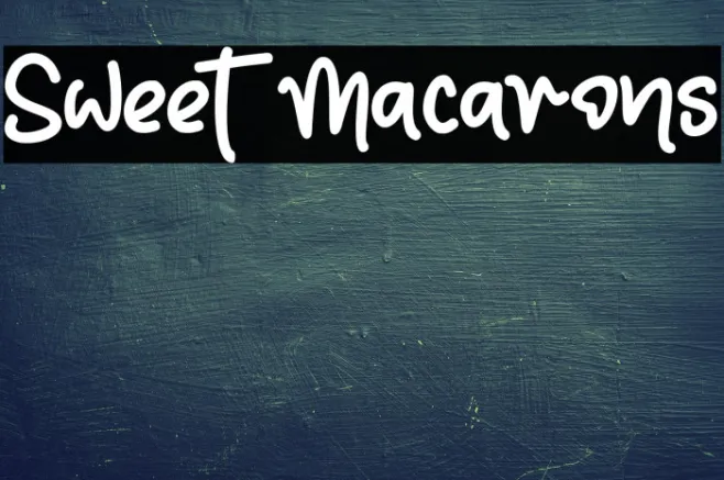 Sweet Macarons Example 1
