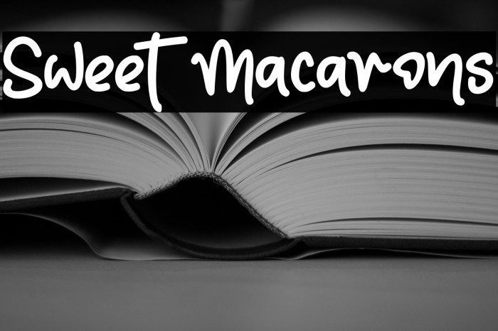 Sweet Macarons Example 2