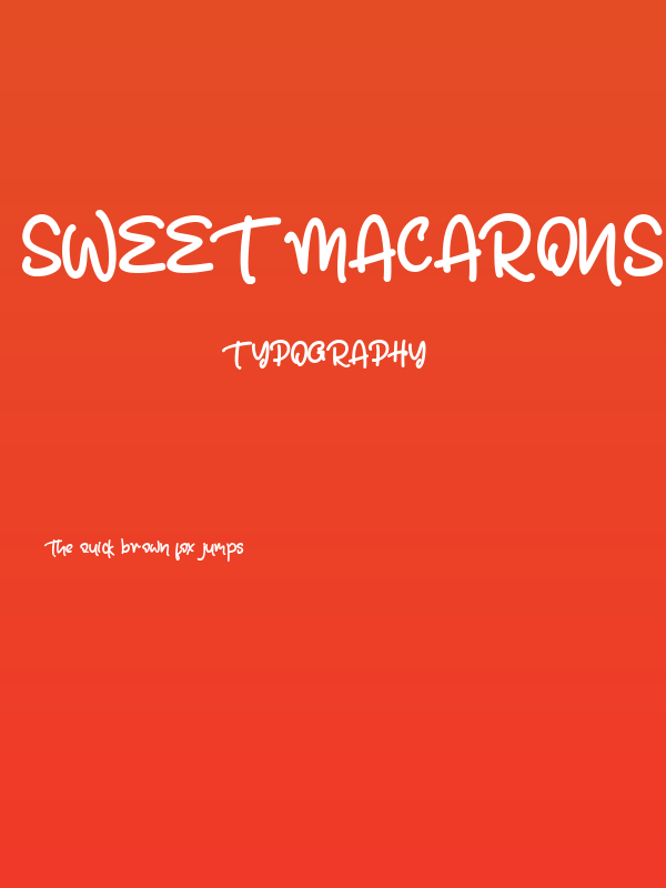 Sweet Macarons Poster