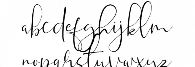 Sweet Madelyn 字体 小写